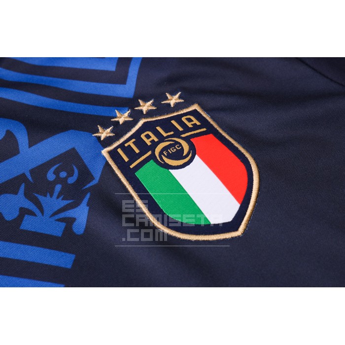 Camiseta de Entrenamiento Italia 2020 Azul - Haga un click en la imagen para cerrar